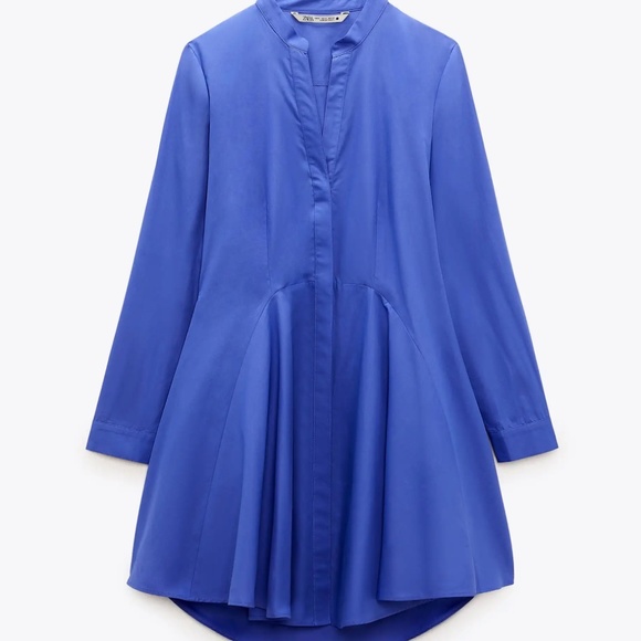 Zara Blue Mini Dress - Picture 3 of 7